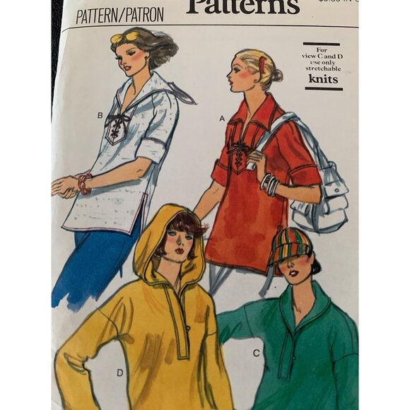 Vogue Misses Top Sewing Pattern 9823 Sz 10 - Uncut - Picture 3 of 9